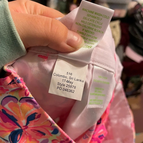 LILLY PULITZER PINK FUSION CALLAHAN SHORTS - Picture 3 of 5